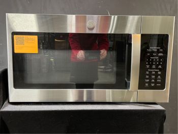 GE 1.9 Cubic Ft. Capacity 30" wide 1000W Over the Range Sensor Microwave in Stainless Steel - JVM7195RWSSC