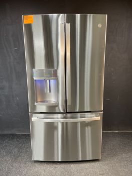 GE Profile 36 Inch 22 Cu ft Counter Depth French Door in Print Resistant Stainless - PYE22KYNFS