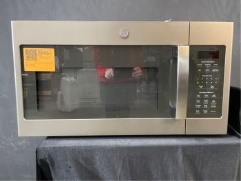 GE 1.7 Cubic Ft. Capacity 30" wide 1000W Over the Range Sensor Microwave in Slate - JVM6175EKES