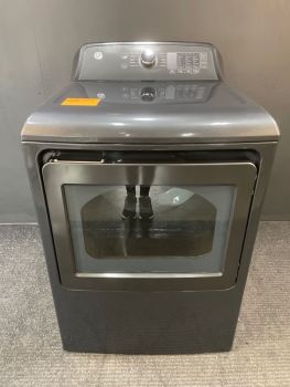 GE 27 Inch 7.4 Cu Ft Top Control Electric Dryer with Sensor in Diamond Gray - GTD58EBPVDGC