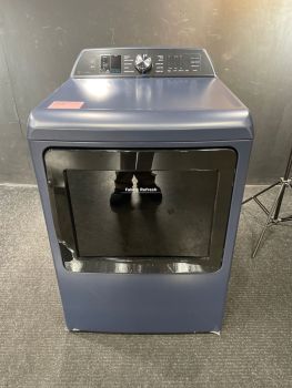 GE Profile 7.4 Cu Ft Electric Top Control Smart Dryer with Steam in Sapphire Blue - PTD90EBPTRS