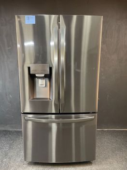 LG 36 Inch 27.7 Cu Ft Standard Depth French Door with Dispenser in Black Stainless - LRFS28XBD