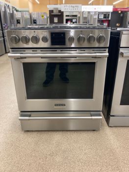 Frigidaire Professional 30" Gas Slide In Range with AirFry and Convection in Print Proof Stainless - PCFG3078AF
