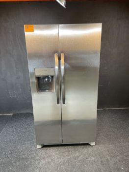 Frigidaire 21.9 Cu Ft 35.75" Wide Counter Depth Side by Side Refrigerator in Stainless - FRSC2333ASC