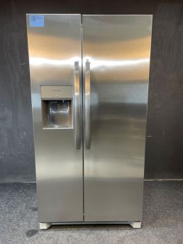 Frigidaire 26 Cu Ft 35.75" Wide Side by Side Refrigerator in Stainless - FRSS2623ASC
