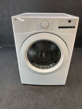 LG 7.4  Cu Ft Front Control Electric Dryer with Sensor in White - DLE3400WC
