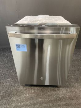 Lavavajillas GE de 24 pulgadas, empotrable, con controles superiores, 45 dBA, de acero inoxidable, con función Dry Boost y tercera bandeja - GDT670SYVFSC