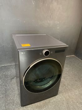 LG 7.4 Cu Ft Front Control Electric Dryer with Sensor and Steam in Black Steel - DLEX6500BC