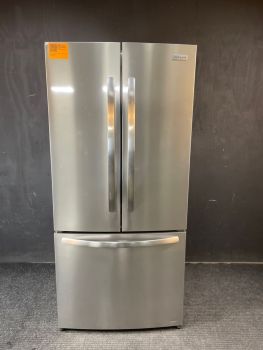 Frigidaire 17.6 cu ft 31.3" wide Counter Depth French Door Non-Dispenser Refrigerator in Stainless - FRFG1723AV