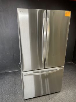 LG 27 Cu. Ft. PrintProof Stainless Steel Counter Depth French Door Refrigerator - LRFLC2706SC