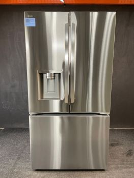 LG 36" 25.5 Cu Ft French Door Craft Ice Counter Depth MAX Refrigerator in Print Proof Stainless - LRRXC2606S