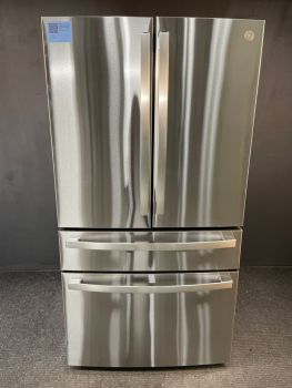 GE Profile 28.7 Cu. Ft. Fingerprint Resistant Stainless Steel French Door With Auto Fill Pitcher - PGE29BYTFSC