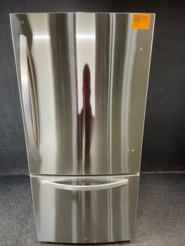 LG 26 CU FT 33" Wide Single Door Freezer on the Bottom Stainless Steel - LRDCS2603SC