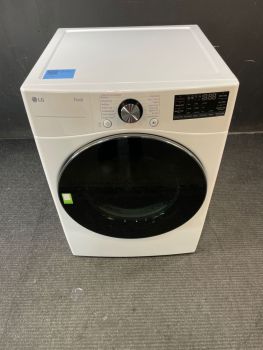 LG 7.4 Cu Ft Front Control Electric Dryer with Sensor and Steam in White - DLEX4200WC
