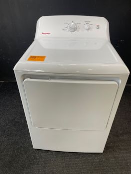 Secadora eléctrica Hotpoint de 6.2 pies cúbicos con controles superiores, color blanco - HTX26EASWWW
