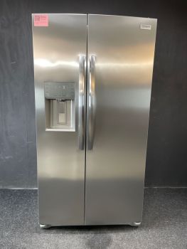 Frigidaire Gallery 22 Cu Ft 35.75" W Counter Depth Side by Side Refrigerator in PrintProof Stainless - GRSC2352AF