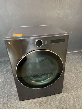 LG 7.4 Cu Ft Front Control Electric Dryer with Sensor and Steam in Black Steel - DLEX6500BC