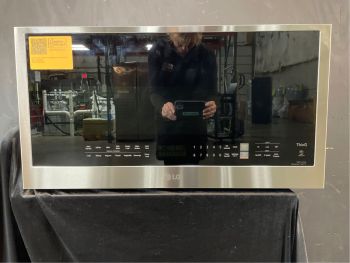 LG 2.0 Cu Ft 30" 1050W Over the Range Bottom Control Microwave with Sensor in PrintProof Stainless - MVEL2033FC