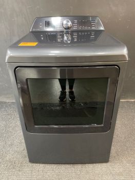 GE Profile 7.4 Cu Ft Top Control Electric Dryer with Steam in Diamond Grey - PTD70EBPTDGC