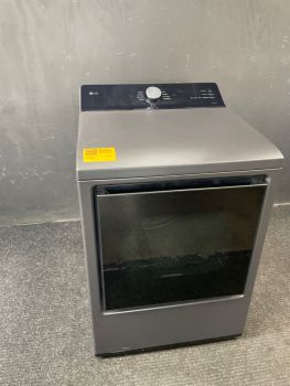 LG 7.3 Cu Ft Top Control Electric Dryer with Sensor in Matte Black - DLE8400BEC