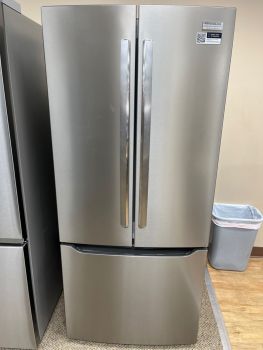 Frigidaire Gallery 30" 20 Cu Ft Std Depth No Disp French Door Refrigerator in PrintProof Stainless - GRFN2023AF