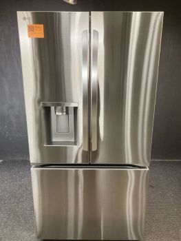 LG 36" 25.5 Cu Ft French Door Craft Ice Counter Depth MAX Refrigerator in Print Proof Stainless - LRRXC2606S