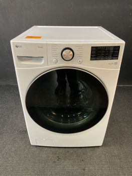 LG 4.5 Cubic Ft. 27" Wide Front Load Washer with Steam in White - WM4000HWA