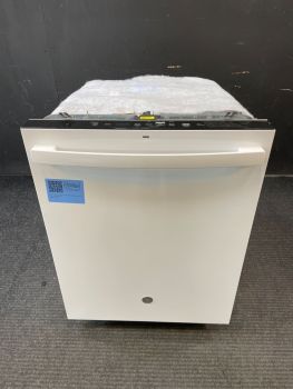 GE 24 Inch Built In Top Control 52 dBA White Dishwasher with Dry Boost - GDT550PGRWWC