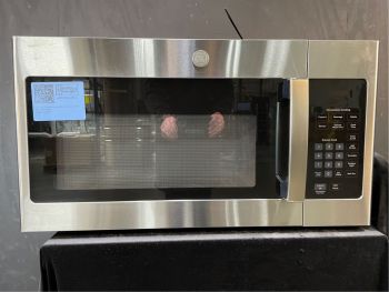 GE 1.6 Cubic Ft. Capacity 30" wide 1000W Over the Range Microwave in Stainless Steel - JVM3160RFSSC