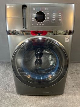 GE Profile 28 In 4.8 Cu Ft UltraFast Washer/Dryer Combo w/Ventless Heat Pump Technology in Carbon - PFQ97HSPVDSC