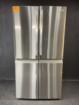 GE Profile 36 Inch 22.9 Cu Ft 4 Door French Door Refrigerator in Printproof Stainless - PHD23BYWFSC