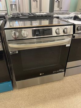 Cocina eléctrica empotrable LG de 30" de acero inoxidable antihuellas - LSEL6331F