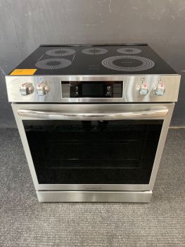 Frigidaire Gallery 30" Electric Slide In Range with Convection/AirFry in PrintProof Stainless - GCFE3060BF