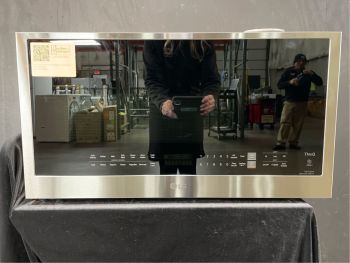 LG 2.0 Cu Ft 30" 1050W Over the Range Bottom Control Microwave with Sensor in PrintProof Stainless - MVEL2033FC
