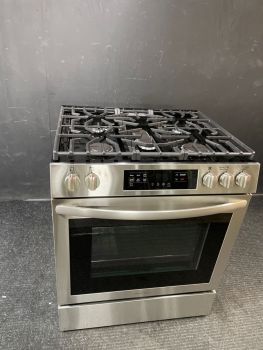Cocina de gas empotrable Frigidaire de 30" con convección en acero inoxidable - FCFG3083AS