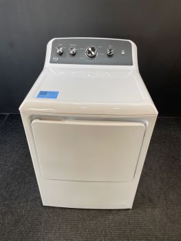 Secadora eléctrica GE de 7.2 pies cúbicos con controles superiores, color blanco - GTD48EASWWB