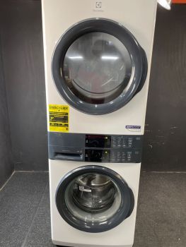 Electrolux 4.5/8.0 Cubic Ft 27" wide Electric Stacked Washer/Dryer in White - ELTE7300AW