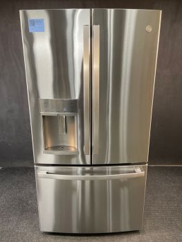 GE Profile 27.7 Cu Ft 36" Wide French Door Refrigerator in PrintResistant Stainless - PFE28KYNFSC