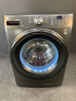 GE 4.6 Cubic Ft. 28" Wide Front Load Washer in Carbon Graphite - GFW350SPYDSC