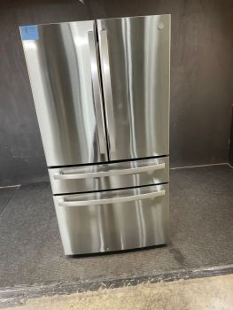 GE Profile 28.7 Cu. Ft. Fingerprint Resistant Stainless Steel French Door With Auto Fill Pitcher - PGE29BYTFSC