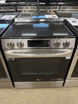 LG 30" PrintProof Stainless Steel Slide In Electric Range - LSEL6331F