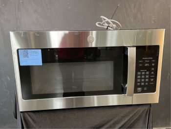 GE 1.6 Cubic Ft. Capacity 30" wide 1000W Over the Range Microwave in Stainless Steel - JVM3160RFSSC