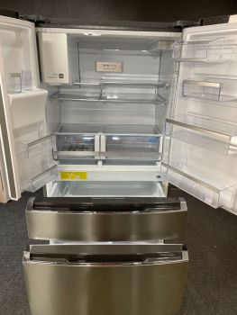 Frigidaire Gallery 36" 22 Cu Ft 4 Door French Door CounterDepth Refrigerator in PrintProof Stainless - GRMC2273CFC