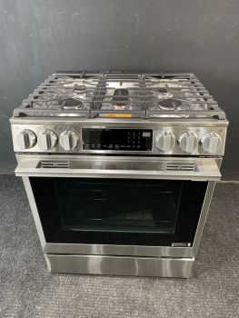 LG 30 inch Self Clean Gas Slide in Range with Convection in Stainless - LSGL6335X