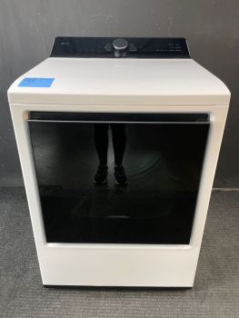 LG 7.3 Cu Ft Top Control Electric Dryer with Sensor in White - DLE8400WEC