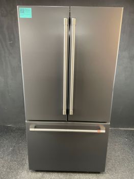 GE Cafe 22.1 Cu Ft 35.75 Wide Counter Depth French Door Refrigerator in  StainlessL - CYE22TP2MS1
