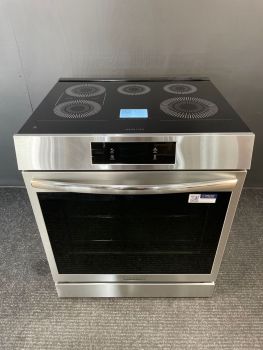 Cocina empotrable de inducción Frigidaire Gallery de 76 cm con convección/freidora de aire en acero inoxidable antihuellas - GCFI3060BF