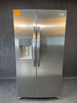 Refrigerador Frigidaire Gallery de 25.6 pies cúbicos y 35.75 pulgadas de ancho, de dos puertas verticales, en acero inoxidable antihuellas - GRSS2652AF