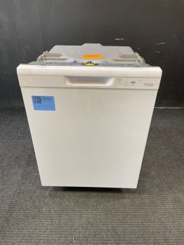 GE 24" Wide Front Control 60 Decibel White Dishwasher - GDF460PGTWWC