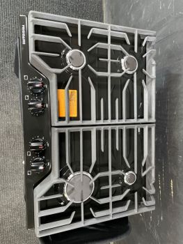 Frigidaire 30" Gas Cooktop with 4 Burners in Black - FCCG3027ABC